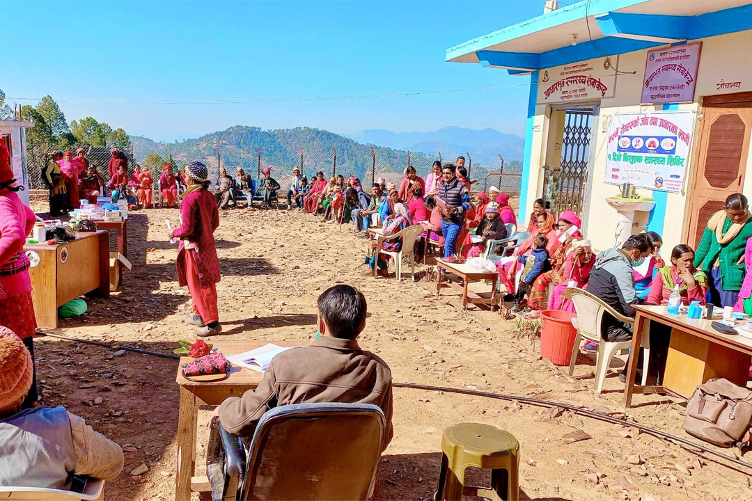 पाटन नगरपालिकाले सञ्चालन गरेको स्वास्थ्य शिविरबाट ५ सय बढीले सेवा लिए 